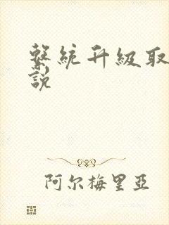 系统升级取液小说封面