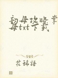 韵母攻略掌中美母txt下载
