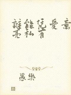 谁能凭爱意将月亮私有封面