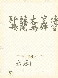 轩辕大宝传奇笔趣阁无弹窗
