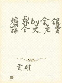 炉鼎by金银花露全文免费阅读笔趣阁
