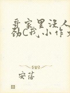 哥家里没人使点劲C我小作文封面