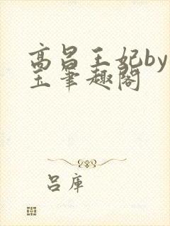 高昌王妃by黛玉笔趣阁封面