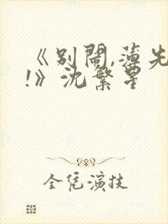 《别闹,薄先生!》沈繁星
