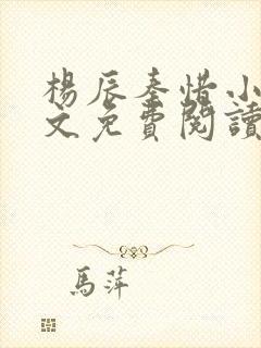 杨辰秦惜小说全文免费阅读完整版