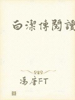 白洁传阅读封面