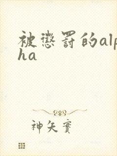 被惩罚的alpha