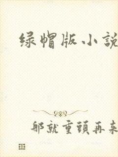 绿帽版小说