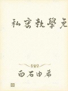 私密教学免费封面