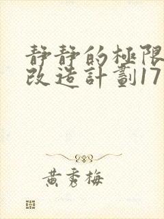 静静的极限自我改造计划17