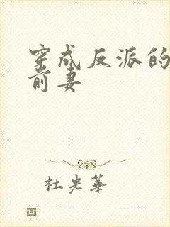 穿成反派的炮灰前妻