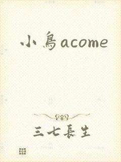 小鸟acome