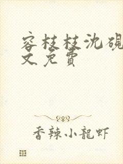 容枝枝沈砚书全文免费