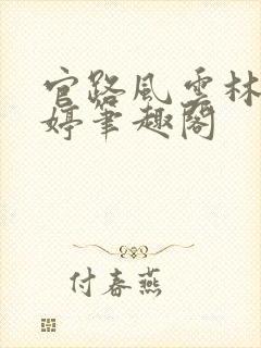 官路风云林海姜婷笔趣阁封面