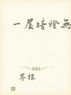 一屋暗灯无删减封面