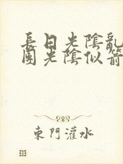 长日光阴乱作一团光阴似箭眇眇