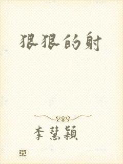 狠狠的射