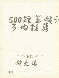 500短篇超污多肉推荐