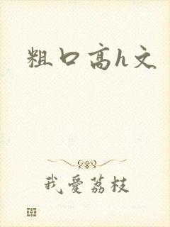 粗口高h文
