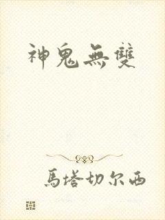 神鬼无双封面