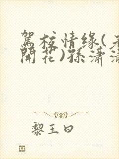 驾校情缘(老树开花)孙潇潇笔趣阁