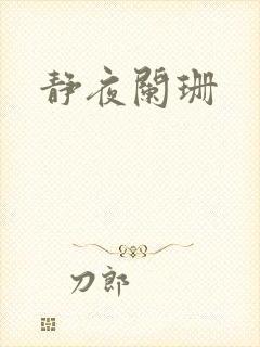 静夜阑珊