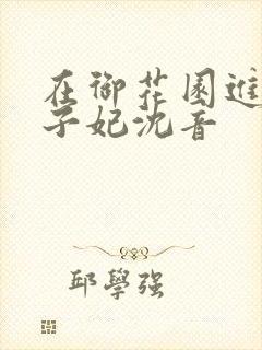 在御花园进入太子妃沈音