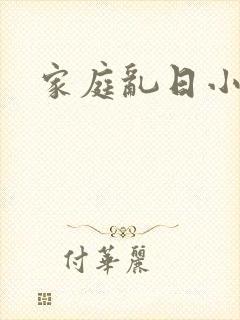 家庭乱日小说