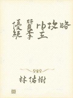 优质rb攻略系统李立