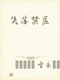 失落禁区封面