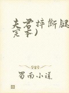 夫君摔断腿后(完本)