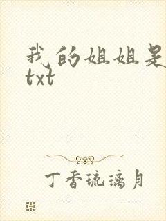 我的姐姐是美女txt