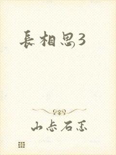 长相思3封面