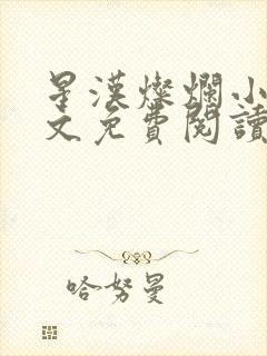 星汉灿烂小说全文免费阅读