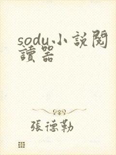 sodu小说阅读器封面
