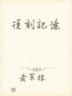 复刻记忆封面