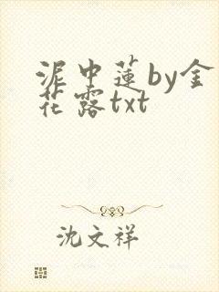 泥中莲by金银花露txt封面