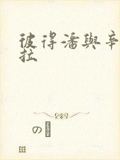 彼得潘与辛德瑞拉封面