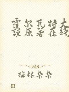 霍尔瓦特大街小说原著在线阅读