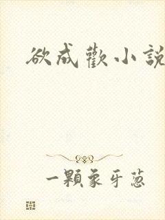 欲成欢小说