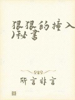 狠狠的撞入(h)秘书