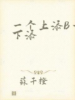 一个上添B一个下添