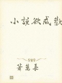 小说欲成欢