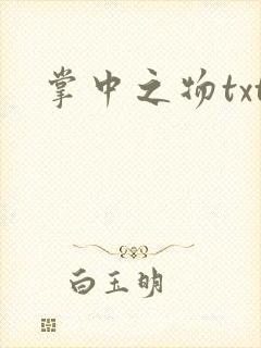 掌中之物txt