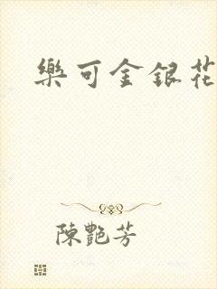 乐可金银花小说封面