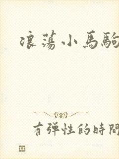 浪荡小马驹