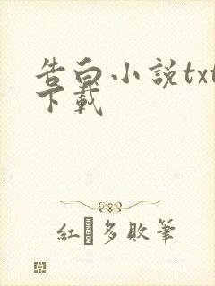 告白小说txt下载
