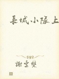 长城小队上中下封面