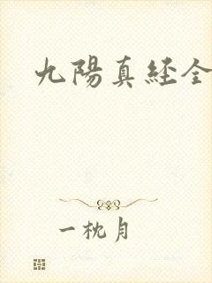 九阳真经全文封面
