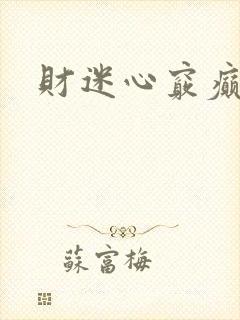 财迷心窍癫婆封面